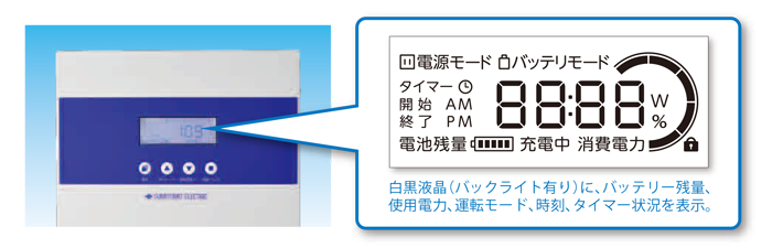 住友電工 蓄電池 タイマー機能 住友電工 蓄電池 タイマー機能